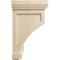 Ekena Millwork 4 1/4"W x 4 1/4"D x 7"H Fluted Corbel, Rubberwood COR04X04X07FLRW - alternate 3